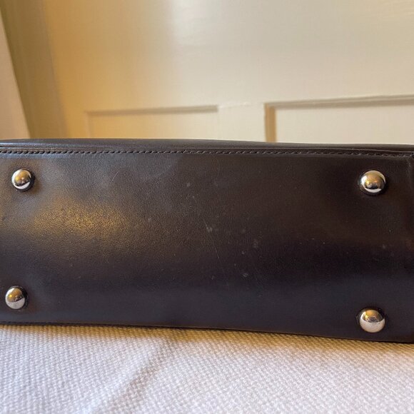 Longchamp Le Roseau Tote Leather Shoulder Bag - Picture 5 of 11